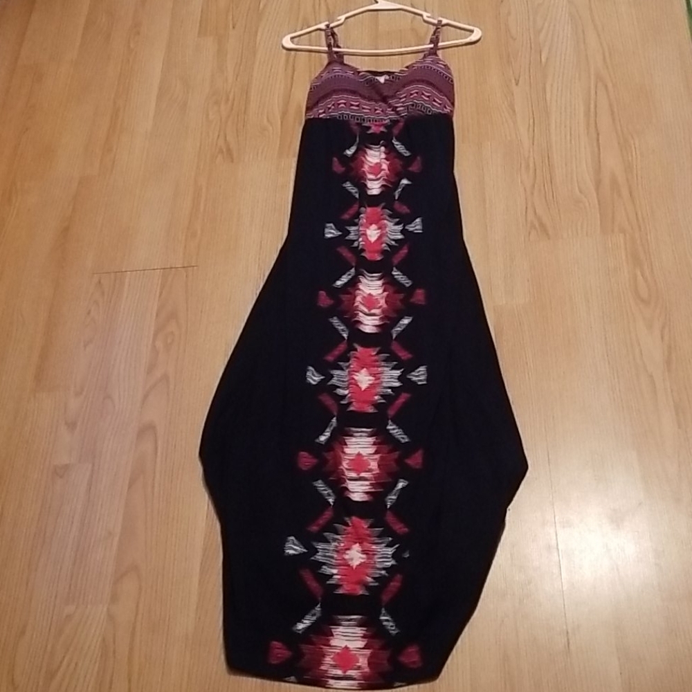 Red white and blue. Patriotic! Maxi dress. Medium